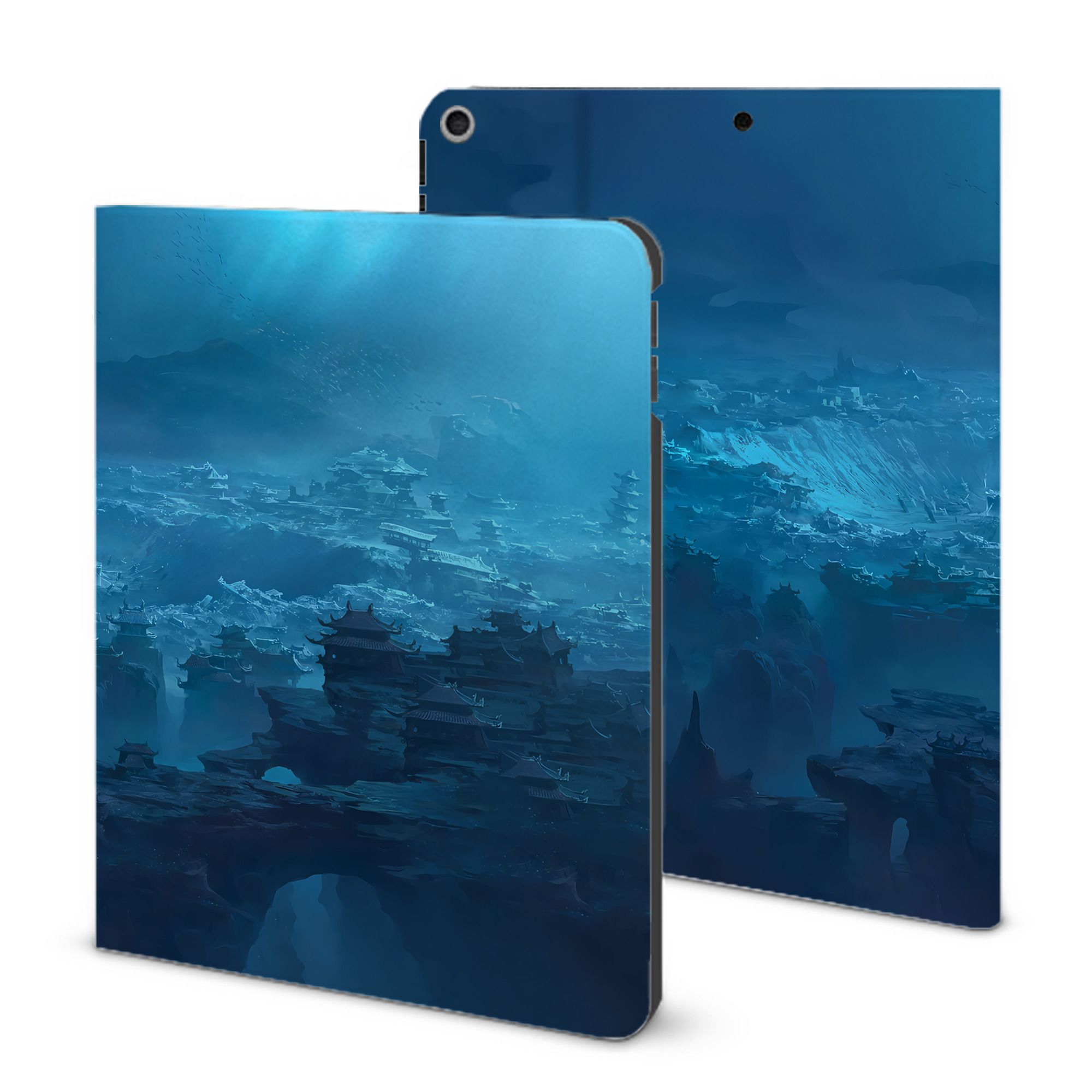（画像用） Ne Zha 2 ナタ 魔童の大暴れ IPad ケース ブック型 PUレザー TPU 耐衝撃 軽量 薄型 ペン収納なし 全面保護 IPad 各モデル対応